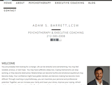 Tablet Screenshot of coachingandpsychotherapy.com